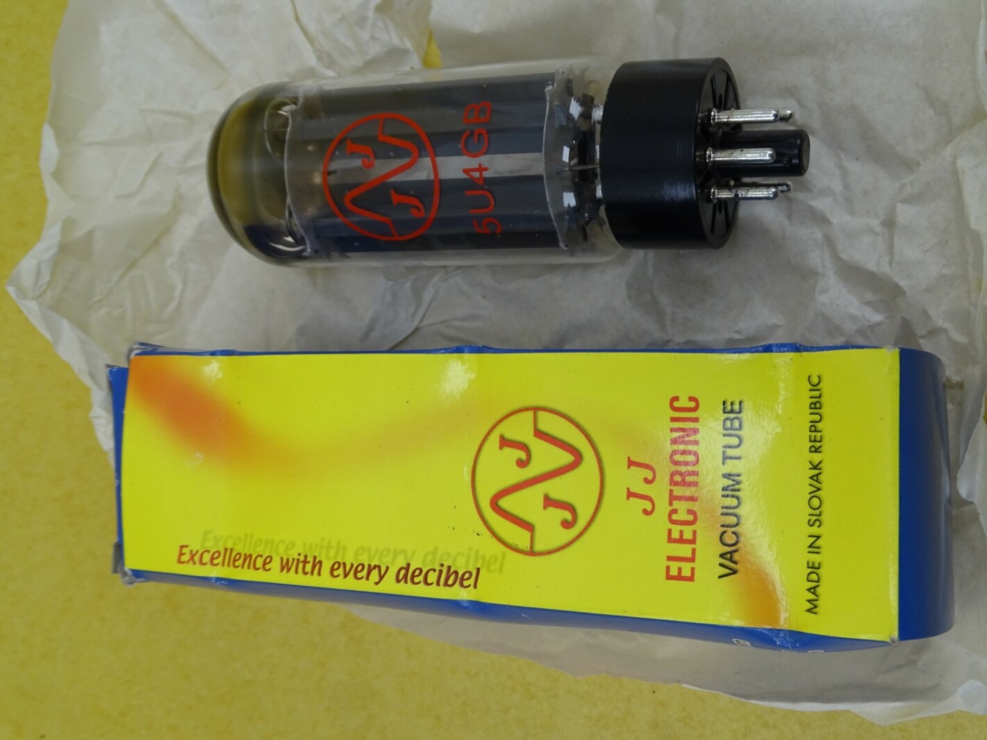 JJ Electronic Rectifier Vacuum Tube , 5U4GB
