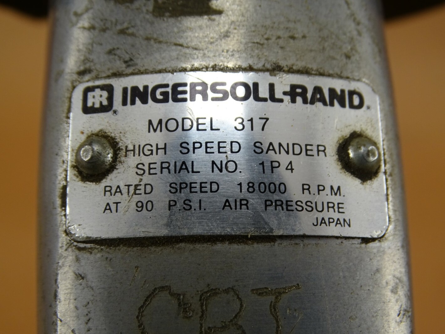 Ingersoll Rand High Speed Sander 18000rpm @ 90PSI , Model 317