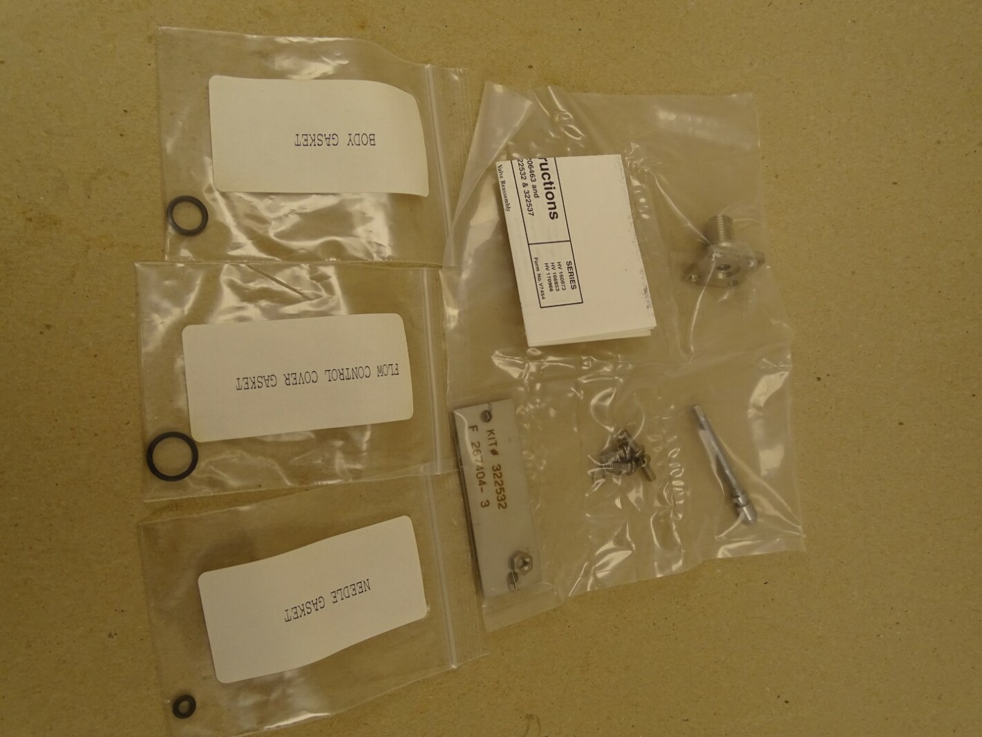 General Electric Flow Control Needle Kit , 322532