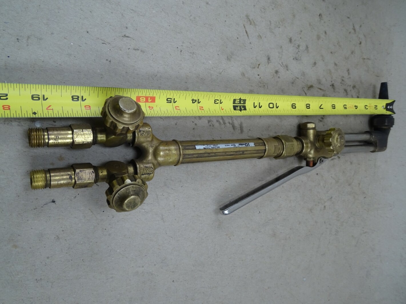 Ioxygen Oxy-Acetlyene Torch Dual Inlet , SA8316 | eBay