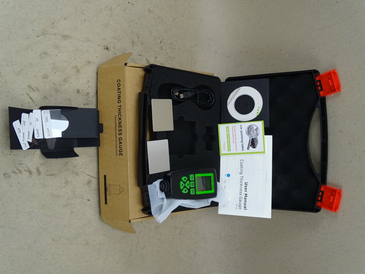 VVV- Group Digital Coating Thickness Gauge , CM-208FN | eBay