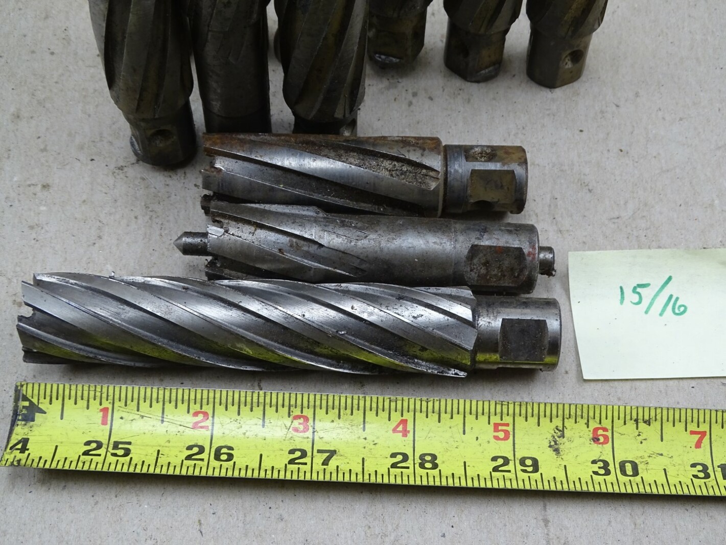 (12) Hougen Annular Cutter 15/16