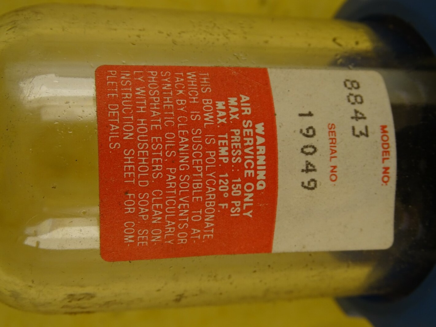 Coilhouse Pneumatics Heavy Duty Lubricator  150PSI, 120 Deg F, 8843