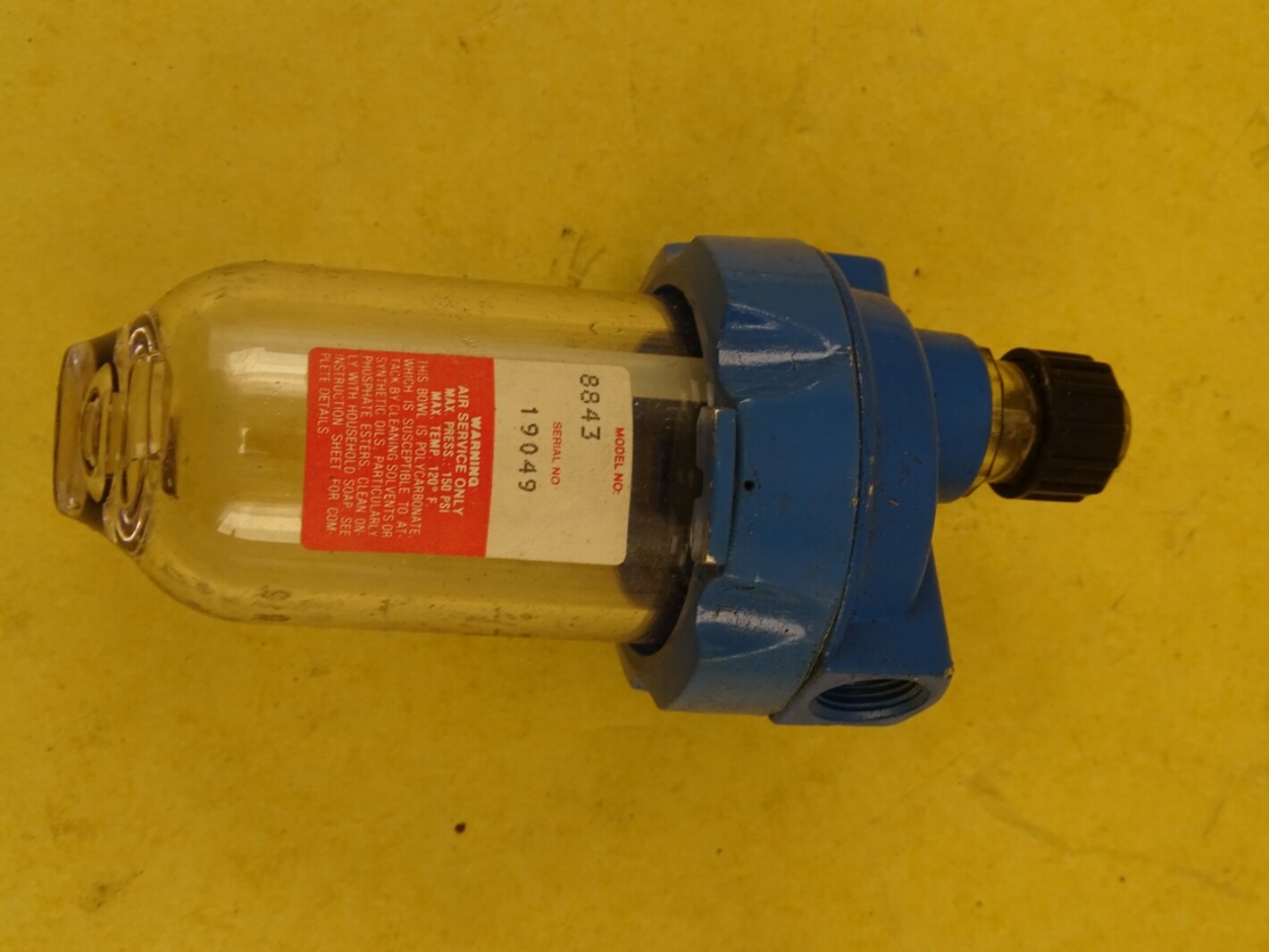 Coilhouse Pneumatics Heavy Duty Lubricator  150PSI, 120 Deg F, 8843