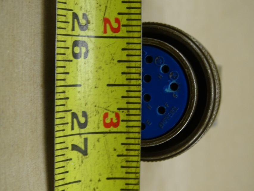 Amphenol Circular Mil Spec Connector 14 PIN PLUG, 97-3106A-20-27S