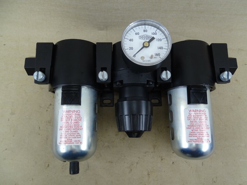 Wilkerson NPT filter regulator lubricator combination 0-125 Psi, C16-04-000