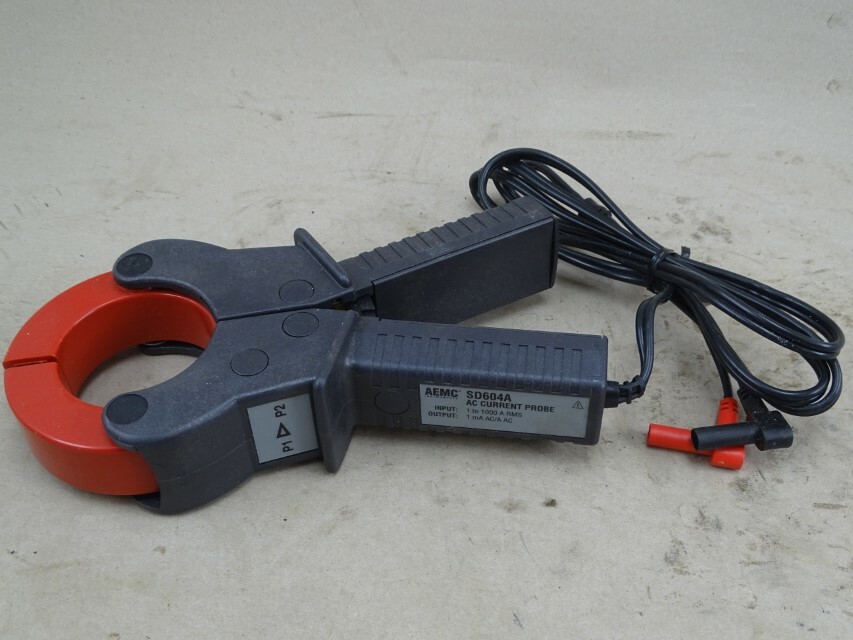 AEMC AC Current Probe IN:1-1000A RMS, OUT:1mA AC/A AC, SD604A