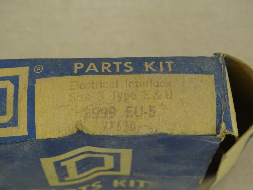 Square D Electrical Interlock size 3, Type E&U, 999EU-5, 77630