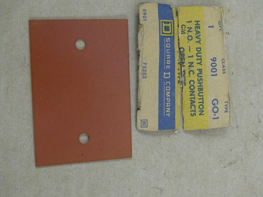 Square D Heavy Duty Push Button 1N.O. - N.C. Contacts type GO-1, 75253
