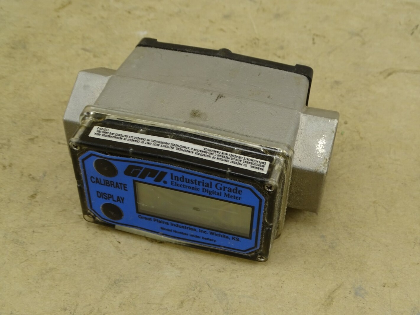 GPI Industrial Grade Electronic Digital Flow Meter , S10N