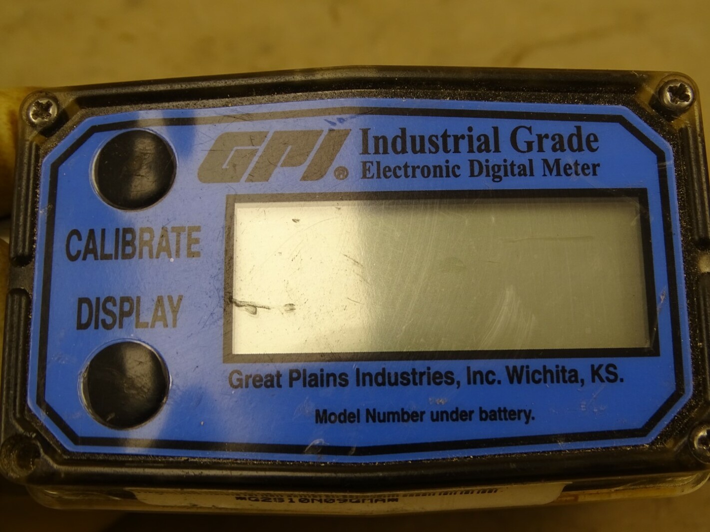 GPI Industrial Grade Electronic Digital Flow Meter , S10N