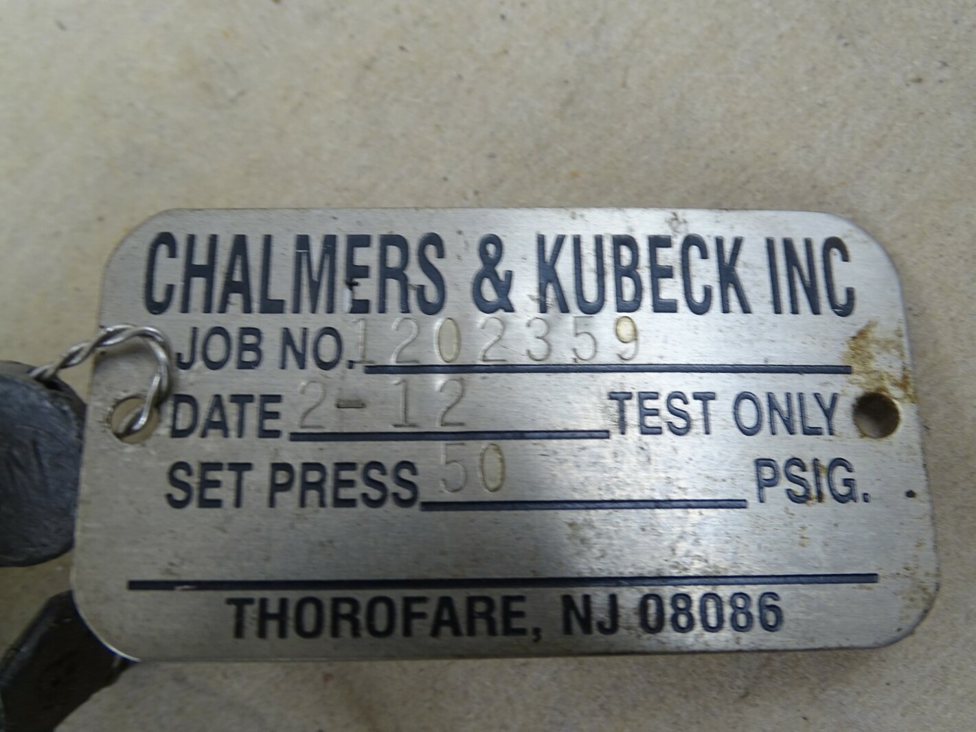 Crosby Pressure Relief Valve 3/4 x 1