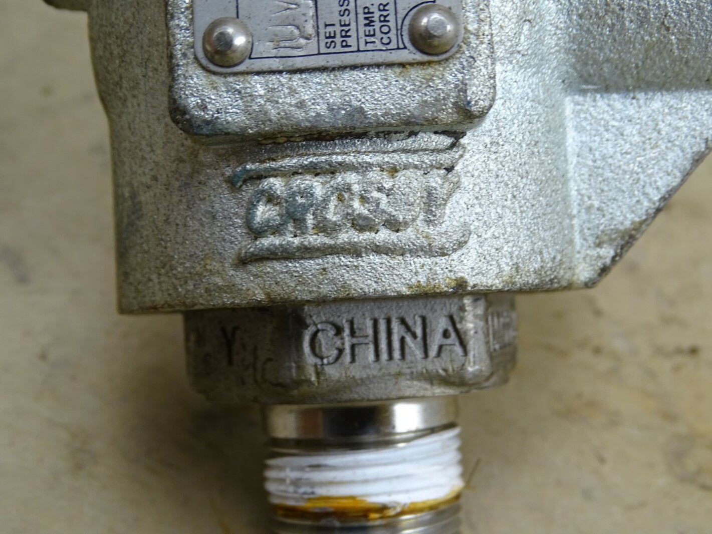 Crosby Pressure Relief Valve 3/4 x 1