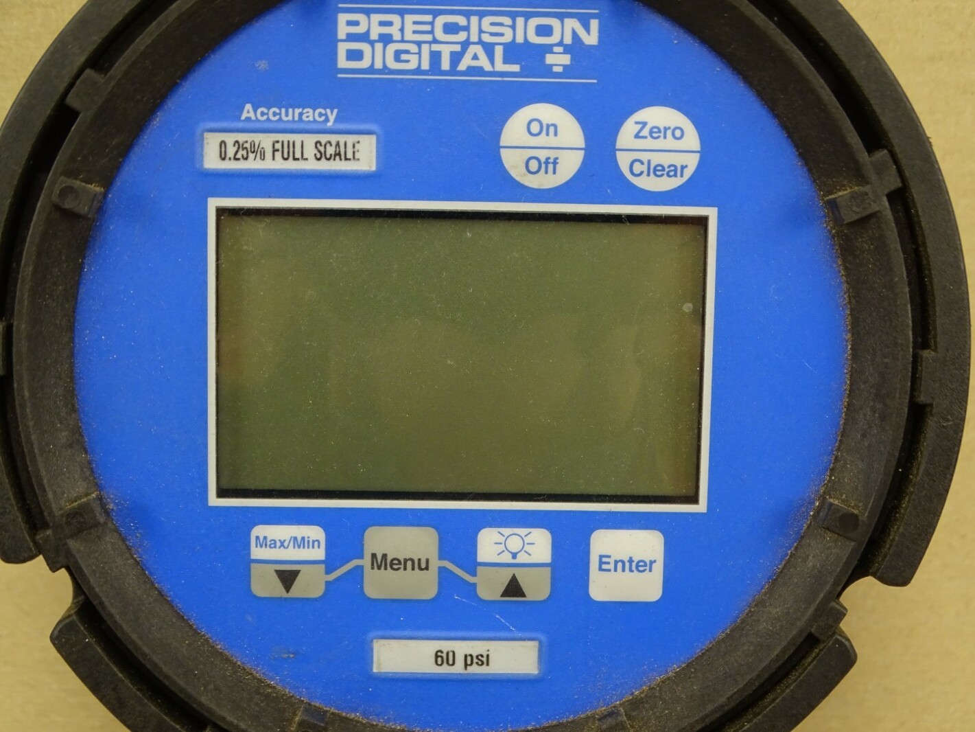Precision Digital Pressure Gauge 60 PSI , PD214-BKO-4N-05