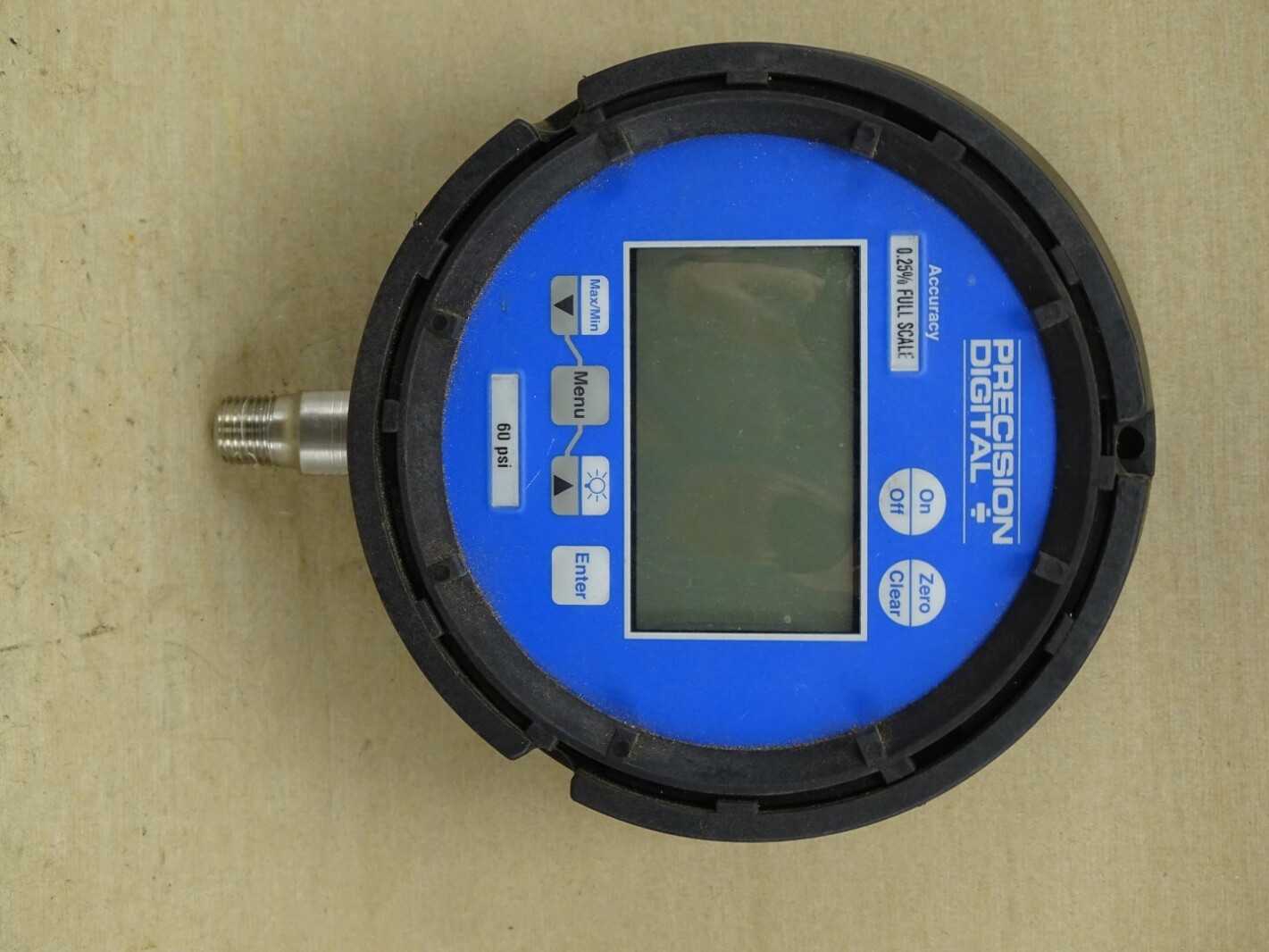 Precision Digital Pressure Gauge 60 PSI , PD214-BKO-4N-05