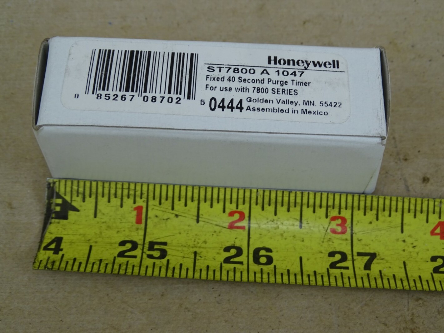 Honeywell Fixed 40 Sec Purge Timer , ST7800A1047