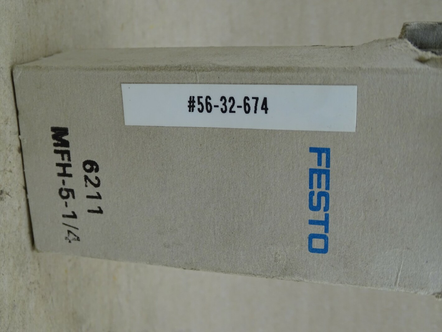 Festo Solenoid Valve 6211 30-120psi , MFH-5-1/4