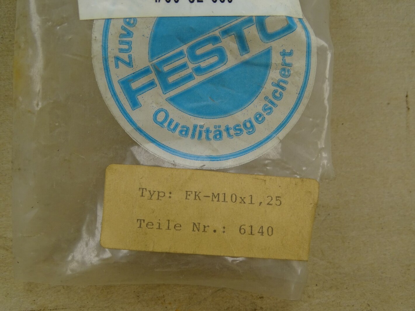 Festo Floating Joint Rod Coupler 6140 , FK-M10x1.25