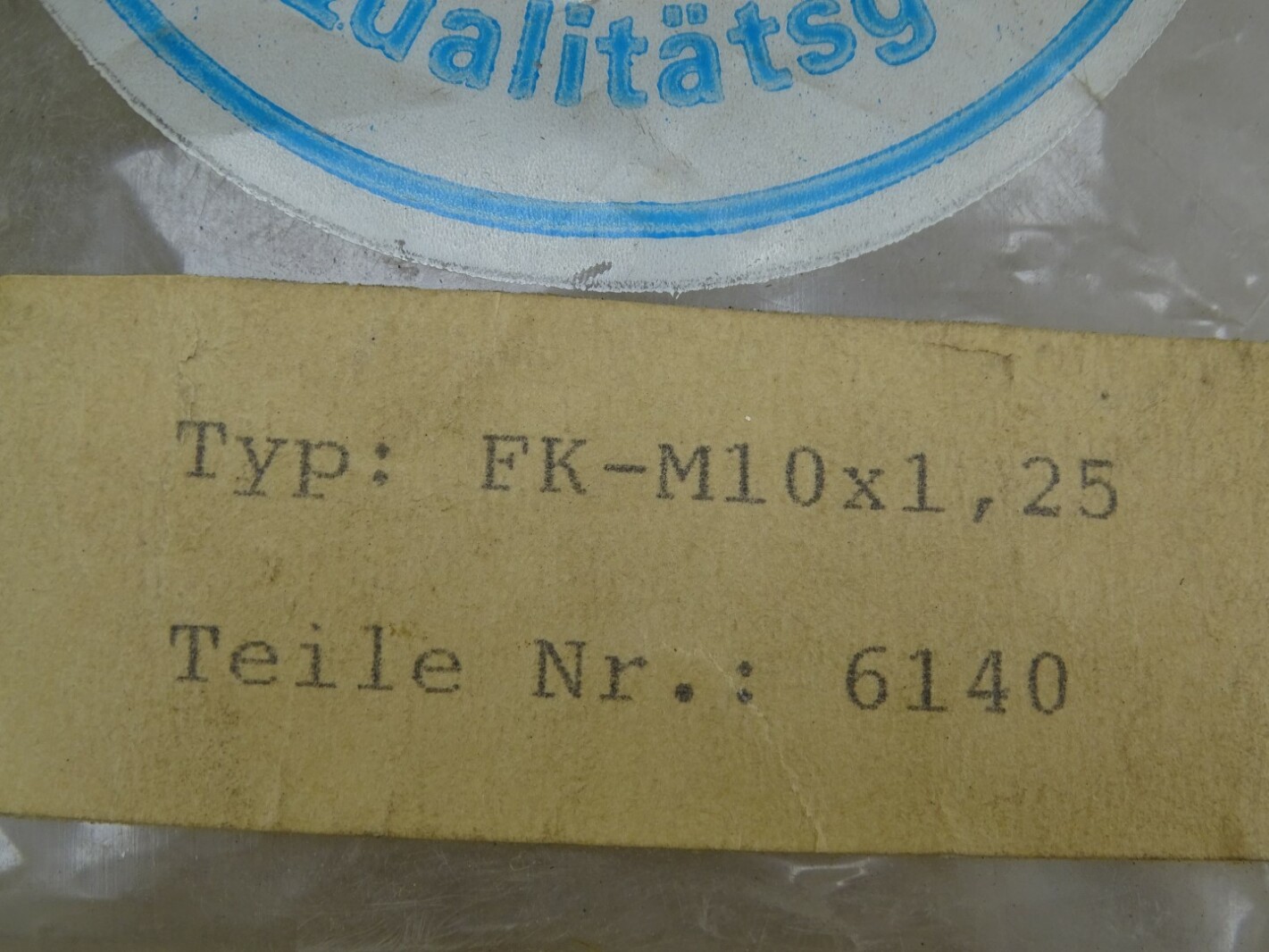 Festo Floating Joint Rod Coupler 6140 , FK-M10x1.25