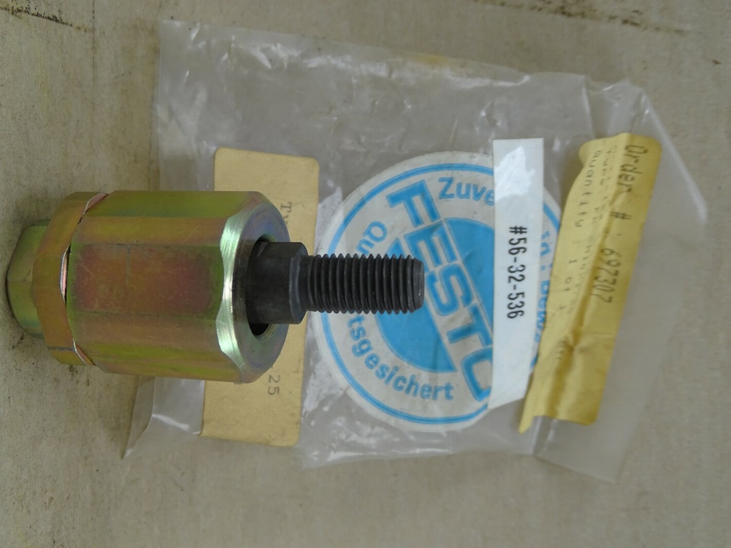 Festo Floating Joint Rod Coupler 6140 , FK-M10x1.25