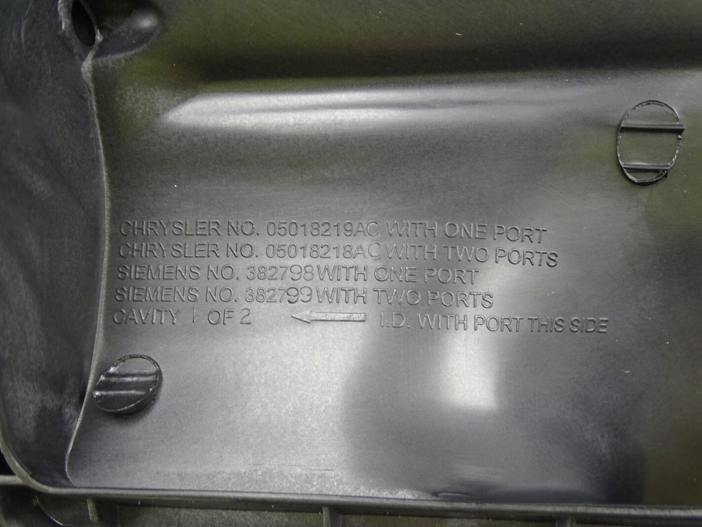 Mopar Air Cleaner Cover , 05018219AC