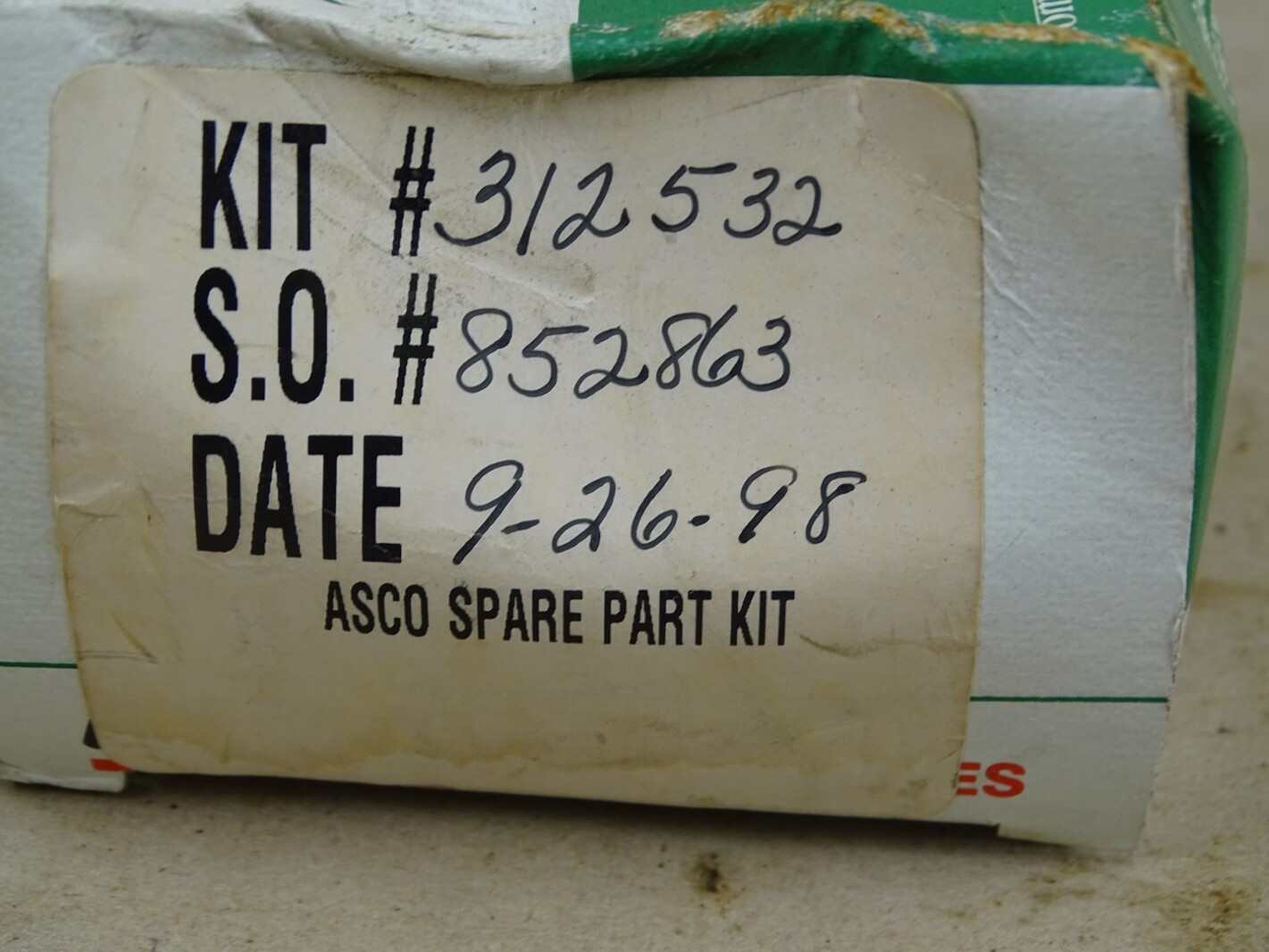 Asco Spare Part Kit , 312532