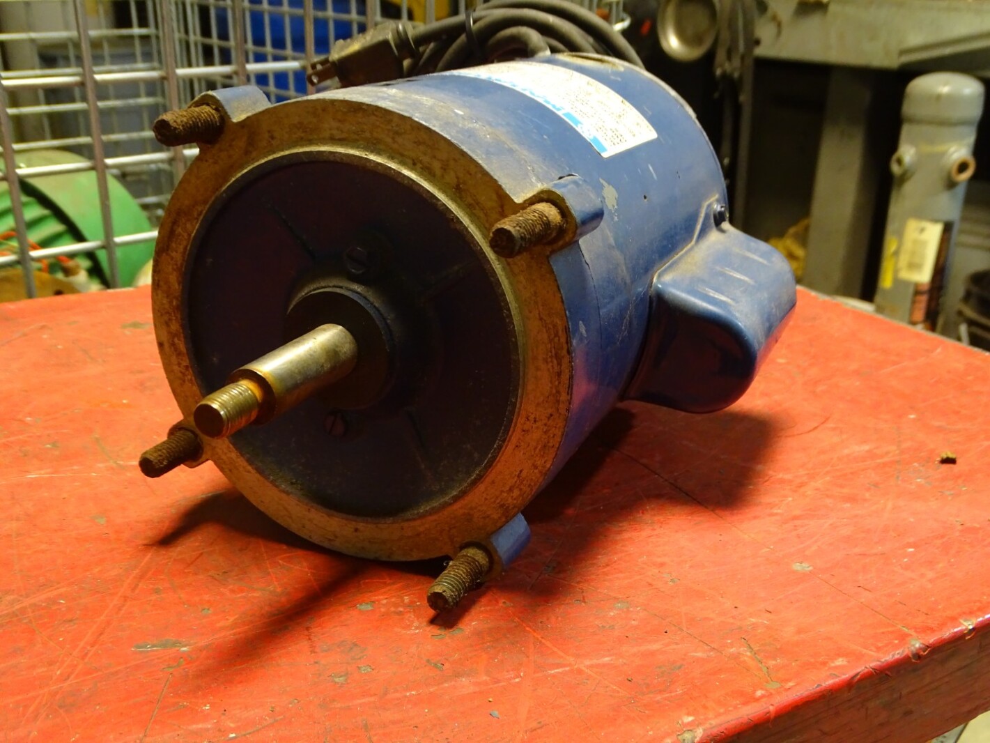 Marathon 1/2HP Electric Motor J034 1PH, 115/208-230V, 3450RPM, 9QK56C34D2096F