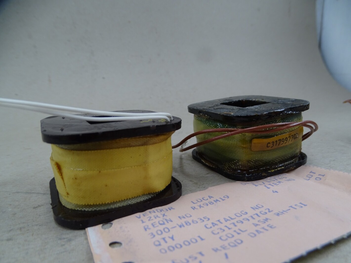 (2) General Electric Contactor Coils , C3179977G2