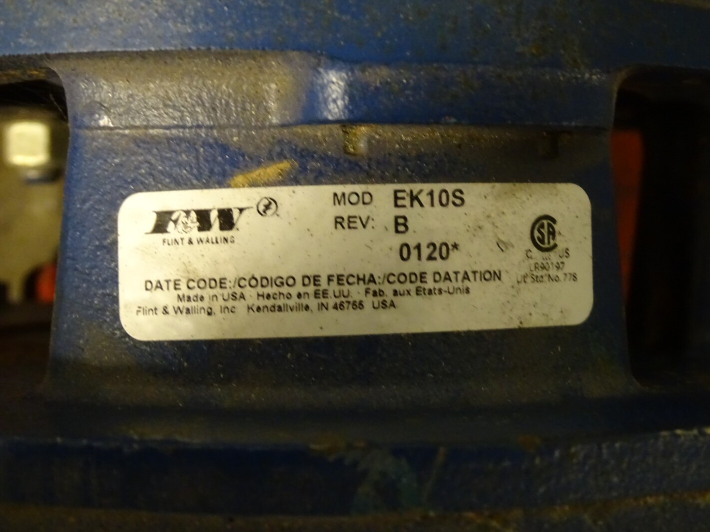 Flint & Walling 1HP Shallow Well Jet Pump 115/230V, 1PH, 60Hz, EK10S