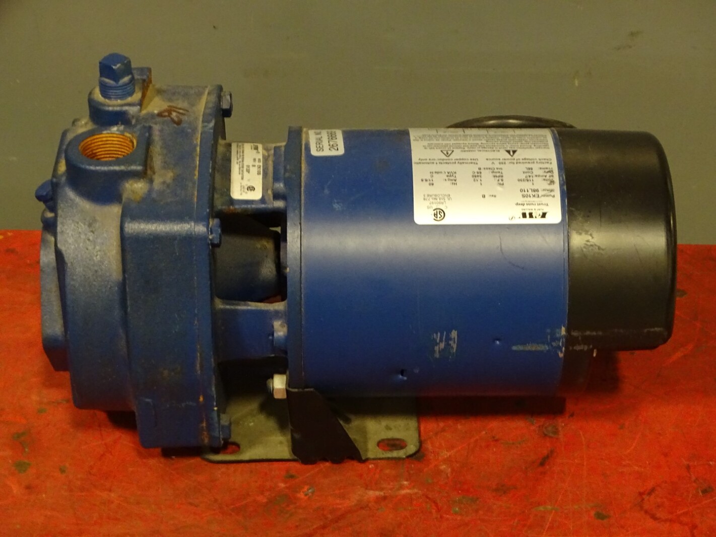 Flint & Walling 1HP Shallow Well Jet Pump 115/230V, 1PH, 60Hz, EK10S