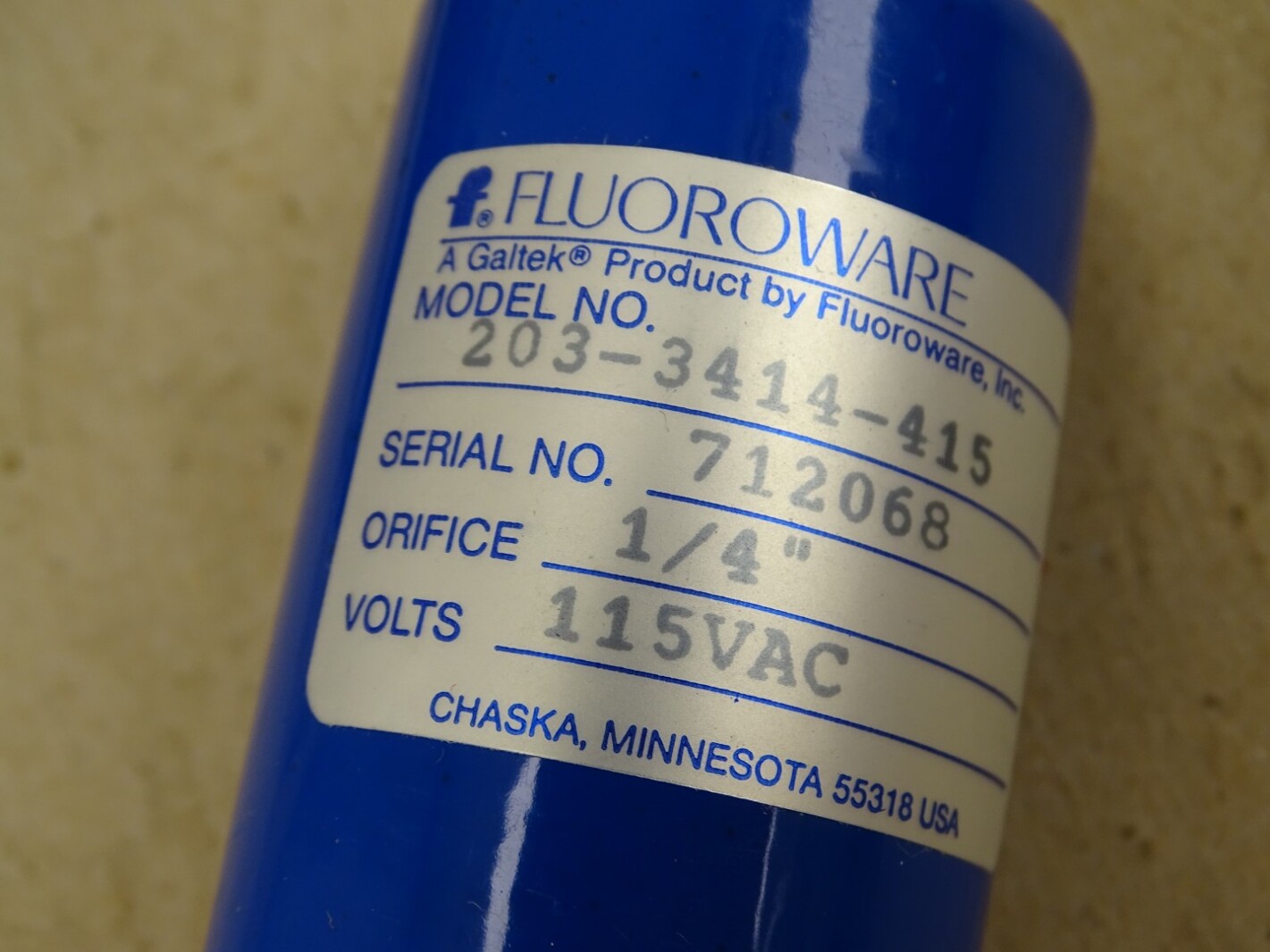 Flouroware 1/4