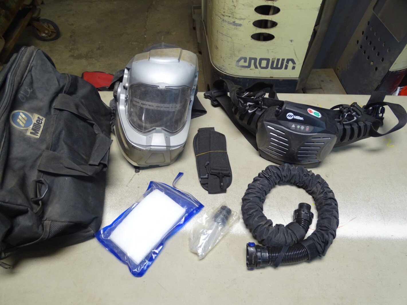 Miller PAPR Air Purifying Respiratory Helmet , T94i-R