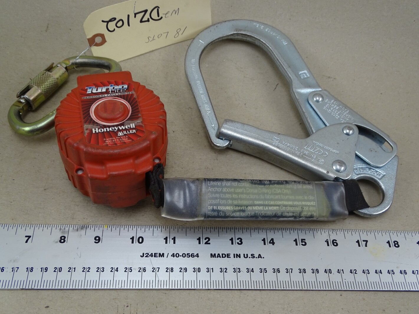 Miller  Turbo Lite Personal Fall Limiter 6FT, MFL-2-Z7/6FT