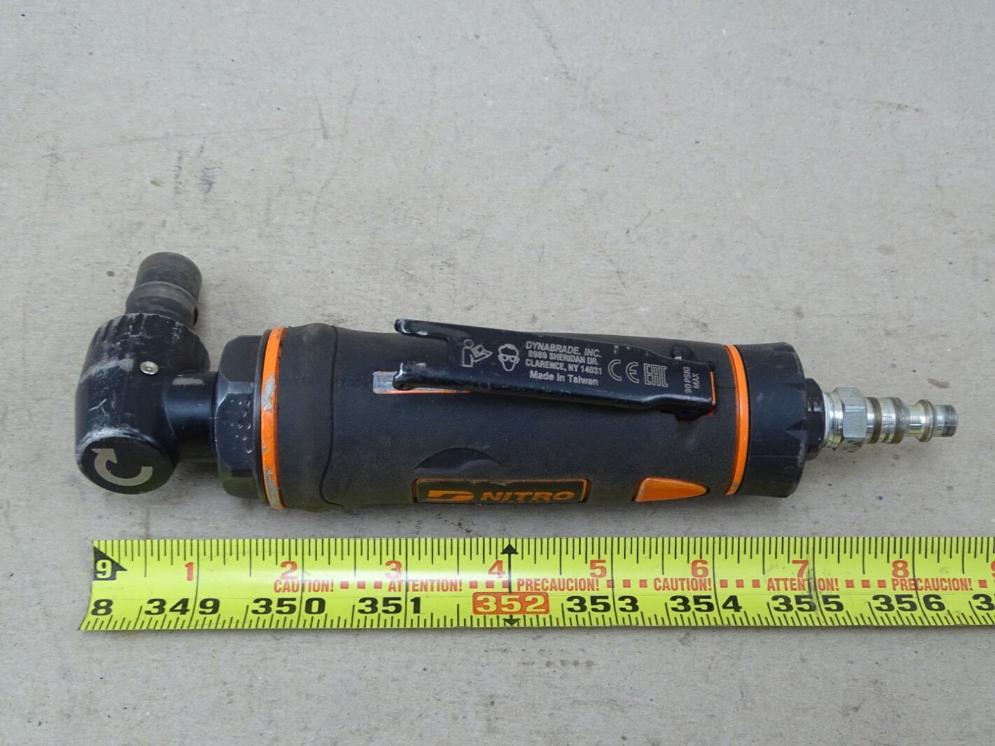 Dynabrade .5HP Right Angle Die Grinder  , DGR51