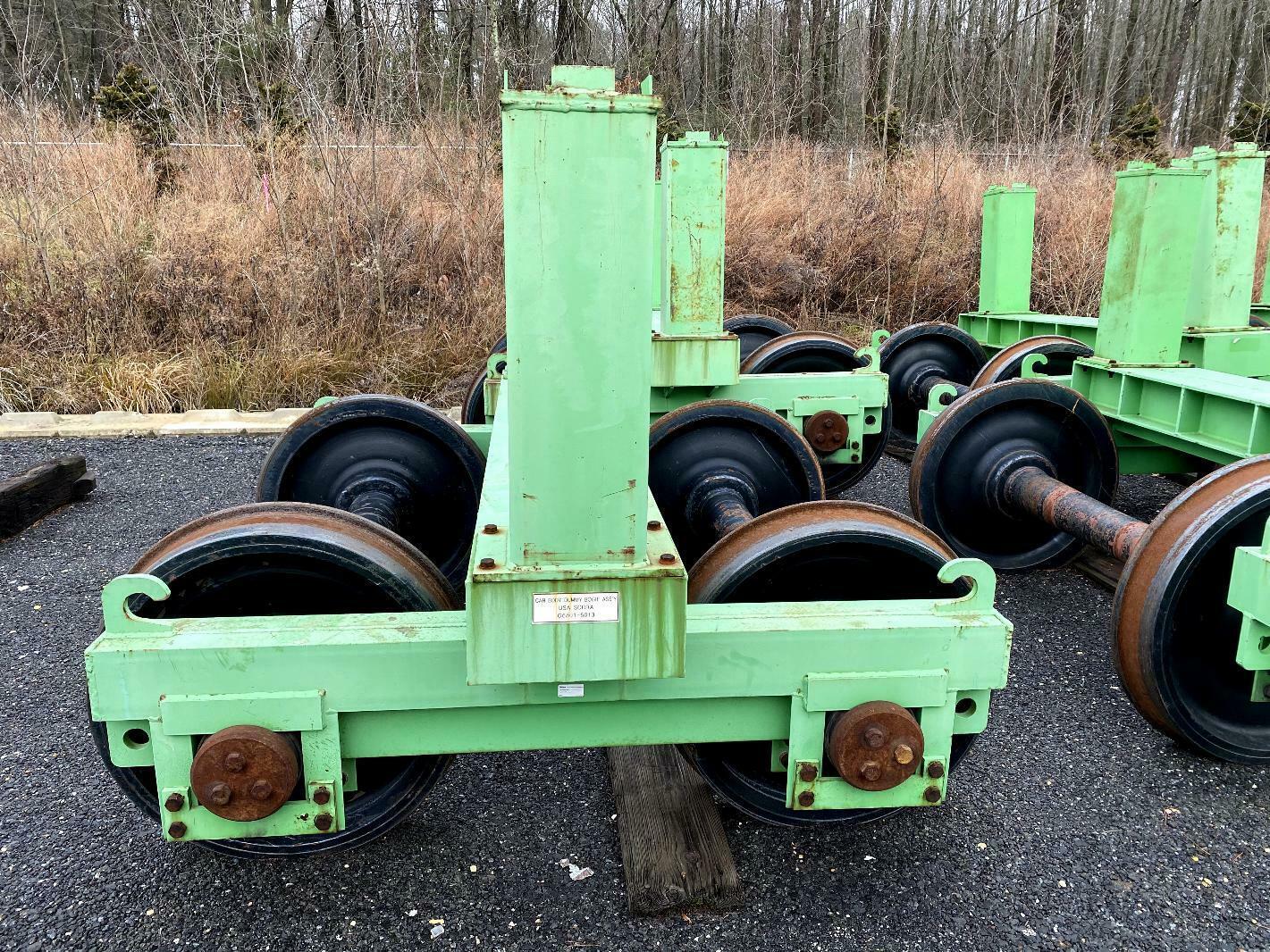 Rail Car Dummy Truck, 4Wheel Bogie, Short & Tall Pillar Height