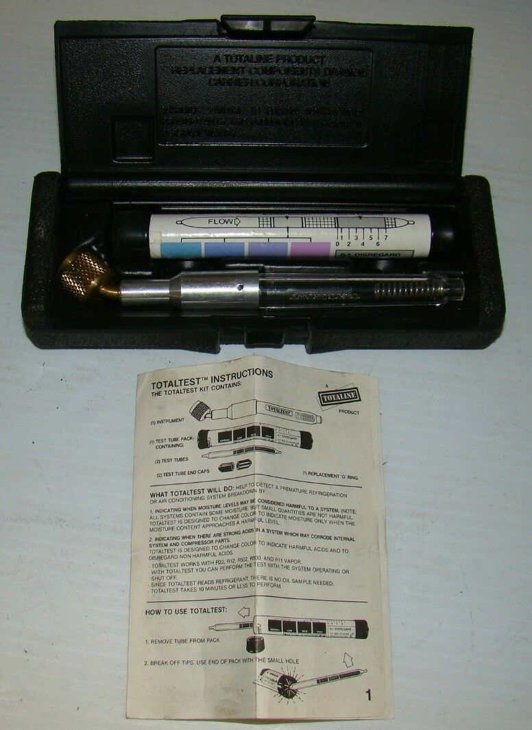 TotaLine Totaltest ACID/MOISTURE TEST KIT Joseph Fazzio, Incorporated