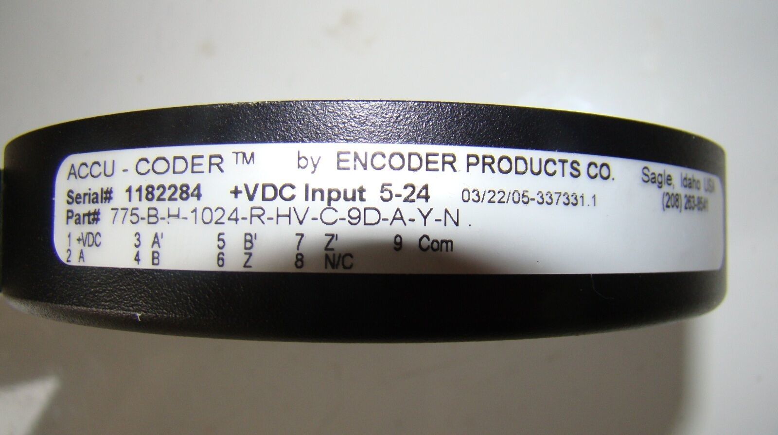 Accu-coder Encoder Wiring Diagram