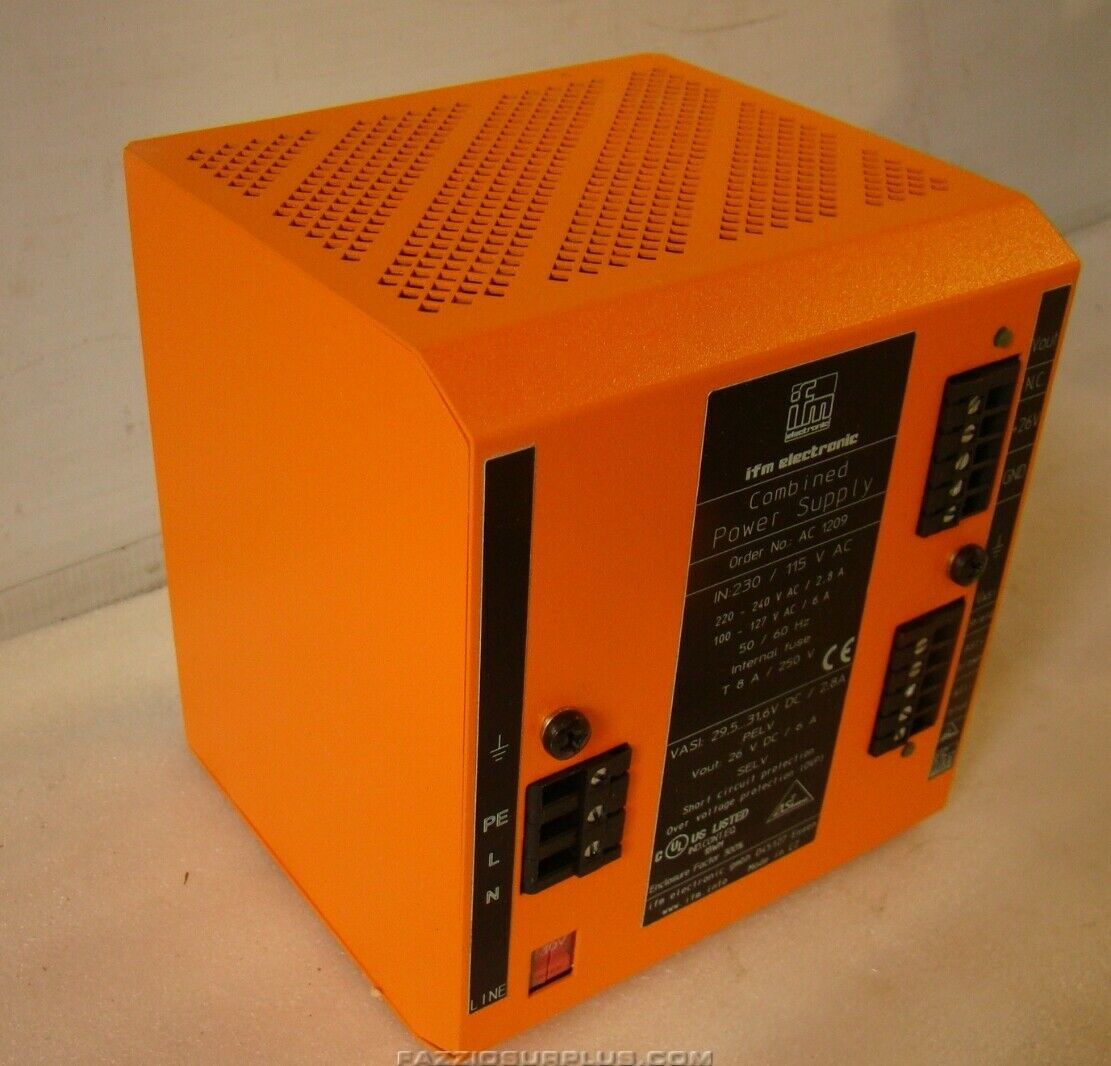 Ifm electronic, AC Power Supply 1209 Joseph Fazzio, Incorporated