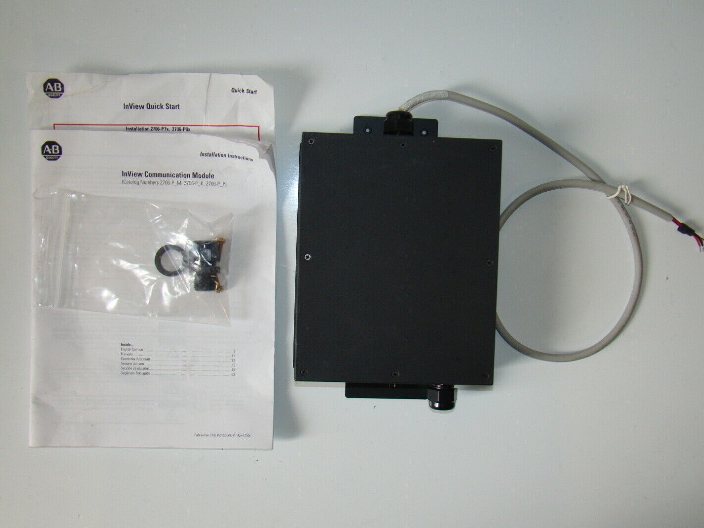 AllenBradley InView Communication Module 2706Priom Joseph Fazzio