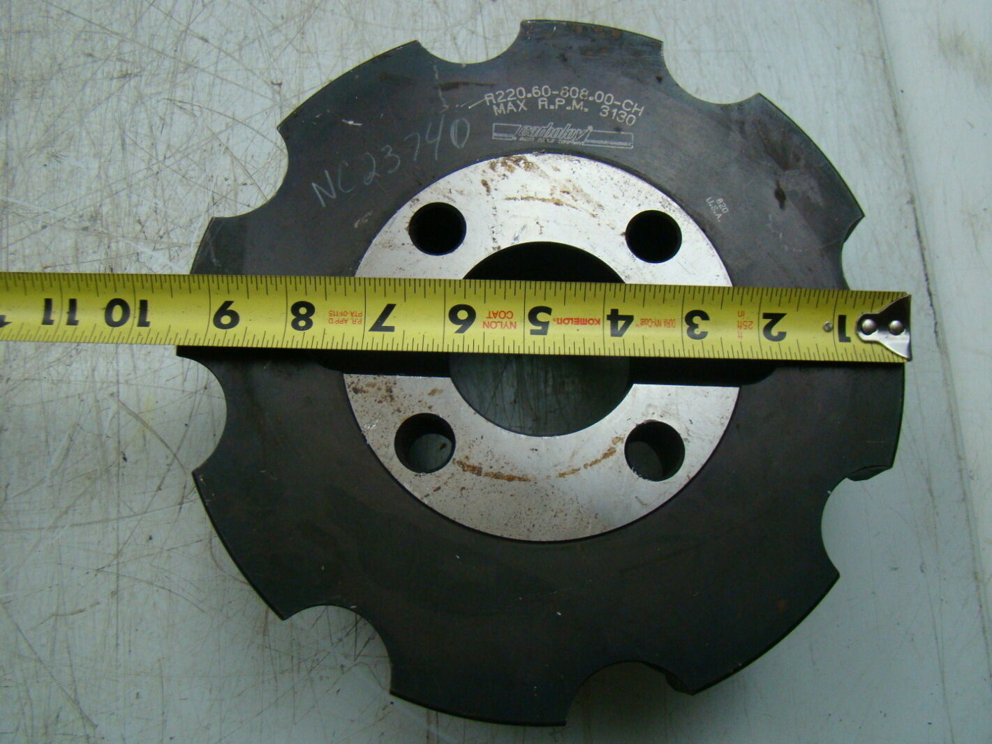 Carboloy 3130 Max RPM Milling Cutter R220.60-808.00-CH