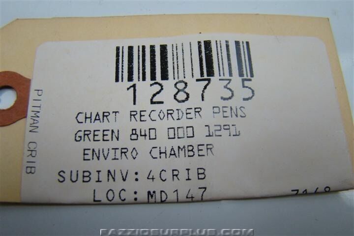 (Pack of Three) Green Chart Recorder Pens