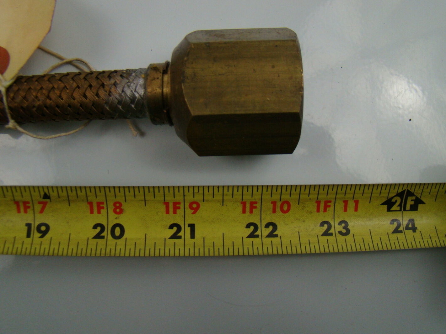 (4) 22" Copper Braided Hose 1" Connection Joseph Fazzio, Incorporated