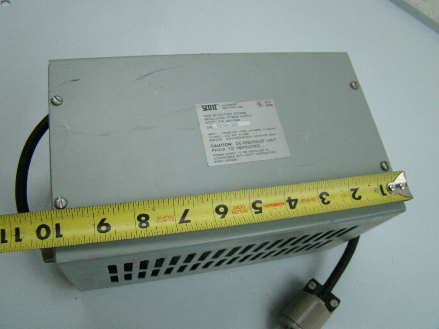 Scott 115/230v Gas Detection System Power Supply 40011945