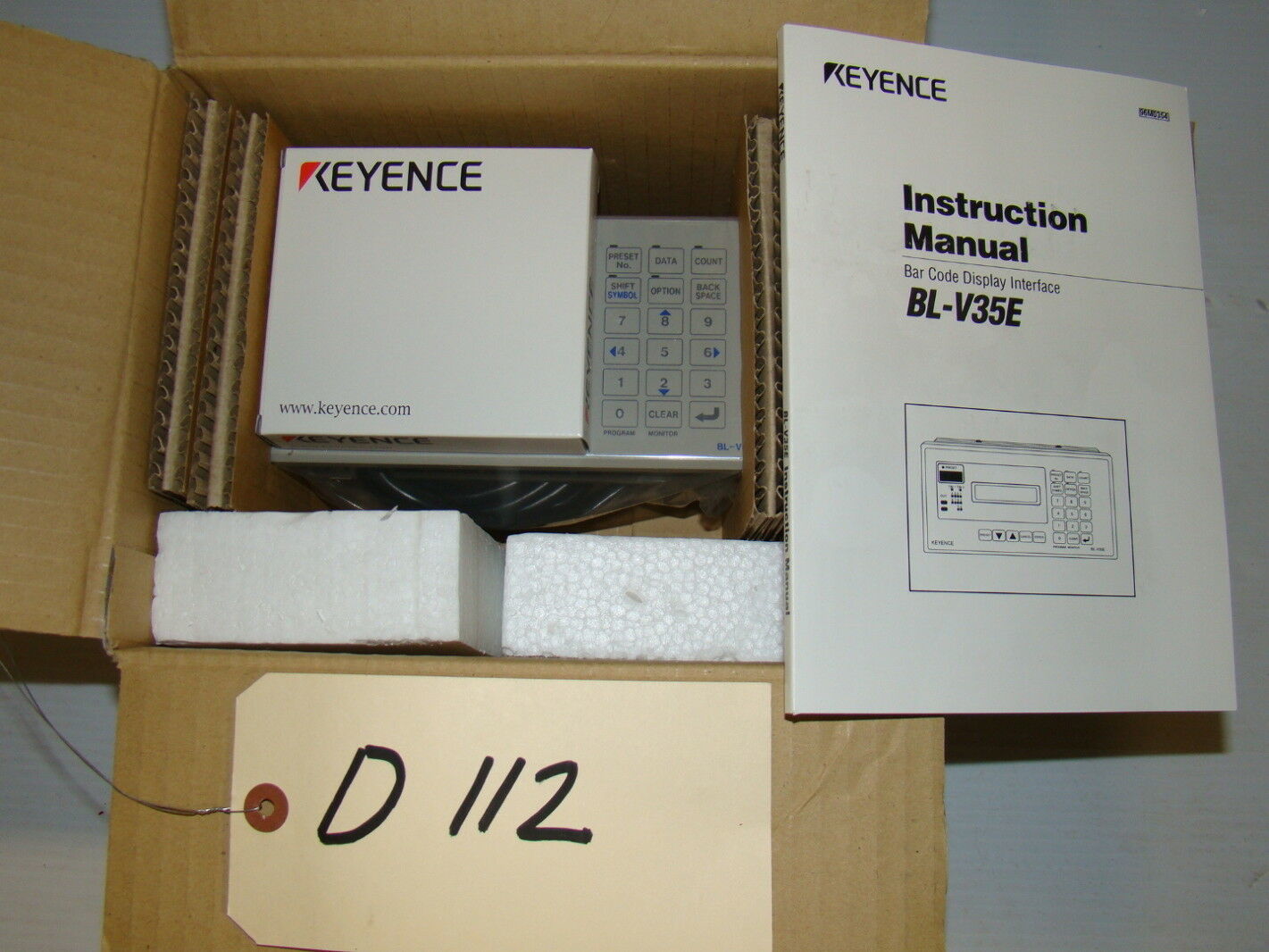 Keyence, Bar Code Display Interface BL-V35E
