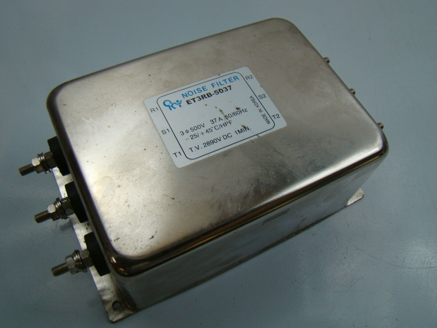 Noise Filter 500V 3 Phase ET3RB5037 Joseph Fazzio, Incorporated