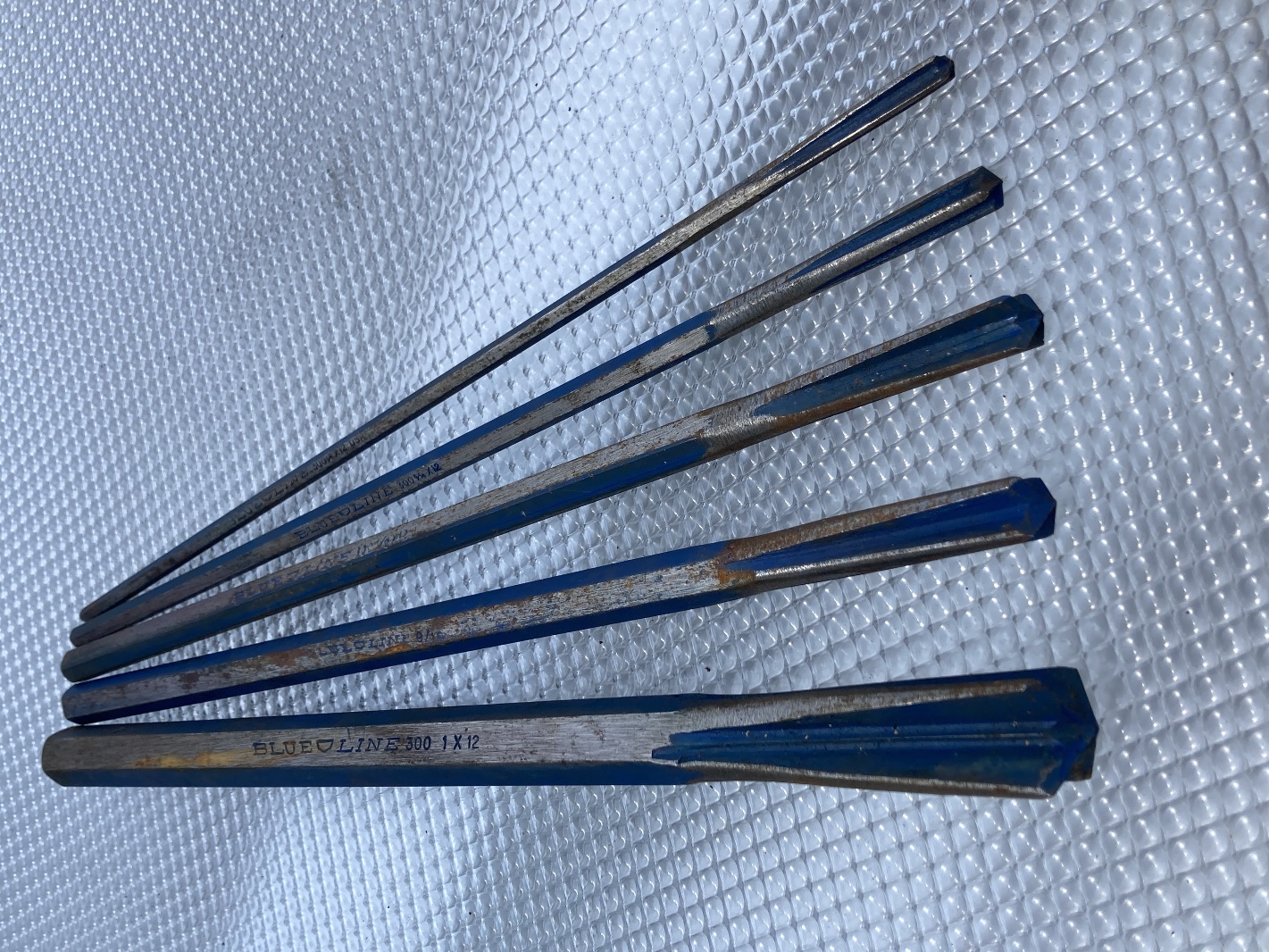 (Qty 5) Masonry Drill Star Bit Chisel Blue Line 12