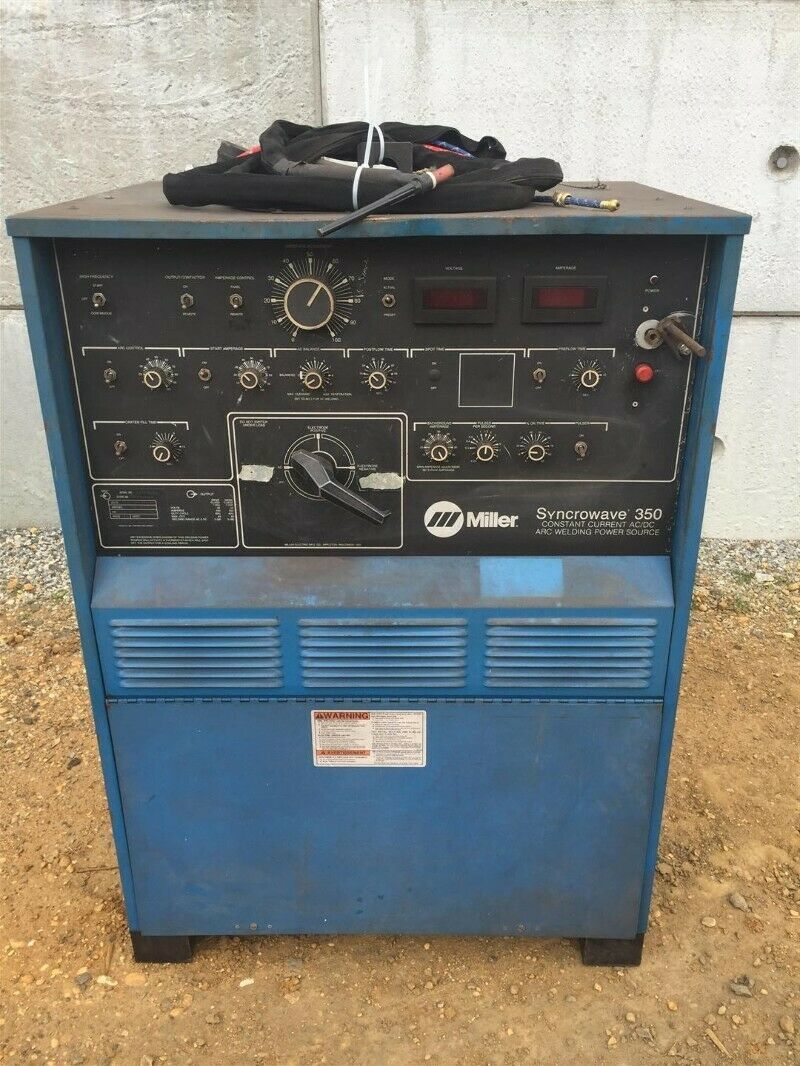 Miller Tig Welder, AC/DC, 200/230/460v, 1PH JK729456, Syncrowave 350