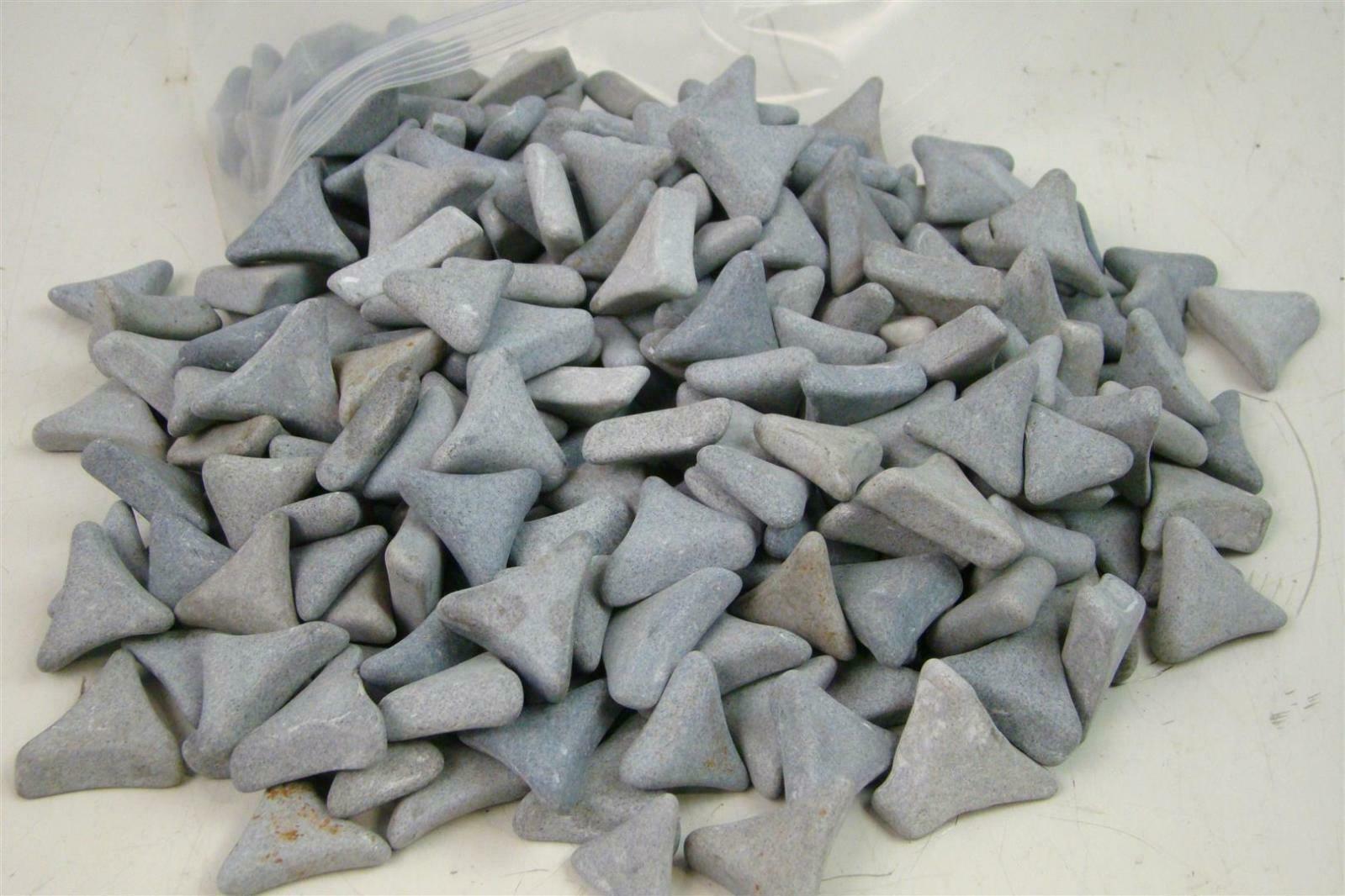 ( 31/2 Lbs ) Ceramic Triangle Tumbling , Media Joseph Fazzio