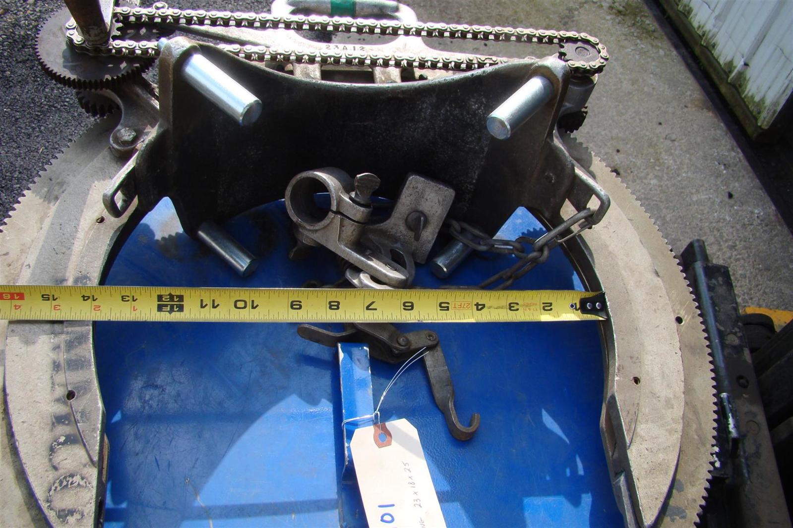 Mathey Dearman Pipe Beveling Machine, Manual Saddle w/ Torch 6"-12