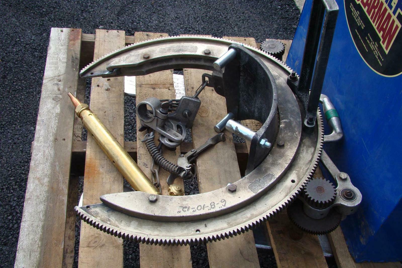 Mathey Dearman Pipe Beveling Machine, Manual Saddle w/ Torch 6"-12